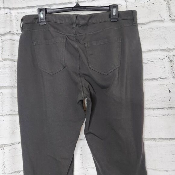 Liverpool Stretch Ankle Skinny Trouser Pants Green Womens Size 14/32 Career - Picture 7 of 13